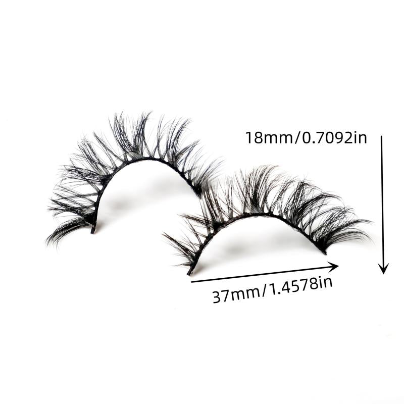 Thick Crossed Lashes False Eyelashes for Big Eye Makeup