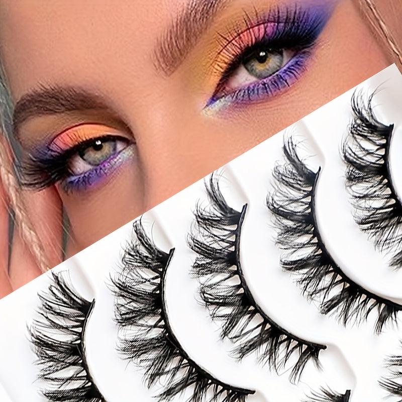 Thick Crossed Lashes False Eyelashes for Big Eye Makeup