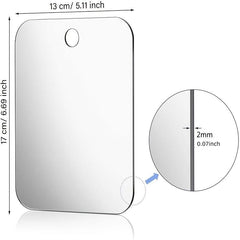 Portable Acrylic Mirror with Suction Cup for Makeup and Travel