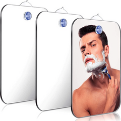 Portable Acrylic Mirror with Suction Cup for Makeup and Travel