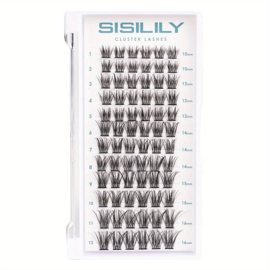 72 Lash Clusters Mega Volume C D Curl DIY Extensions