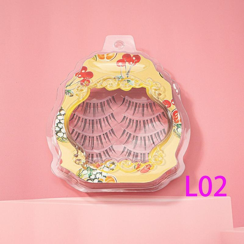 Natural Soft Anime Eyes False Lashes 4 Pairs