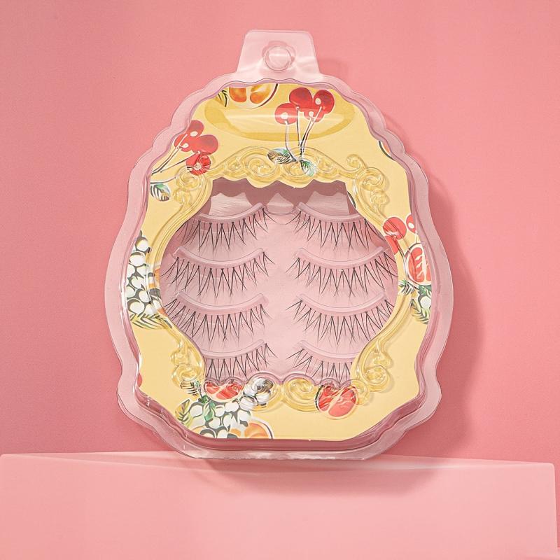 Natural Soft Anime Eyes False Lashes 4 Pairs