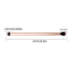 Double Head Makeup Brush Eyeshadow & Nose Shadow Blending Brush