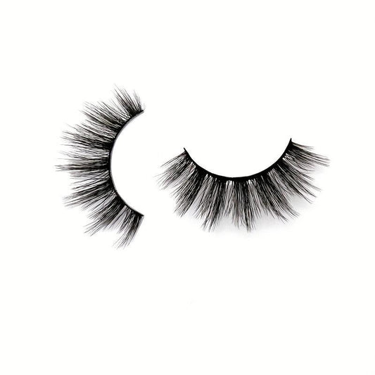 20 Pairs Faux Mink Fluffy Natural Look 3D Cat Eye False Eyelashes