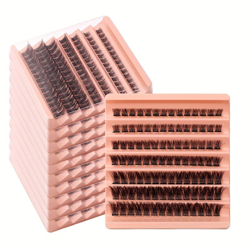 Large Capacity False Eyelashes Natural Thick Single Cluster Lashes