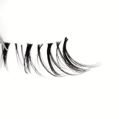 2 Pairs Faux Mink False Eyelashes & Eyeliner Set - Natural Volume