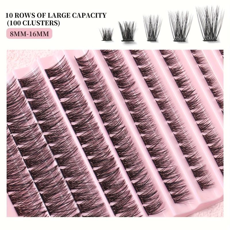 8-16mm Wispy Soft Lash Clusters DIY Cat Eye Extension