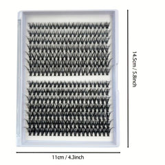 280pcs 30D 40D Cluster Lashes D Curl Individual Lash Extensions