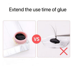 50pcs Mini Glue Delay Cups for Beauty Eyelash Extensions Nail Art