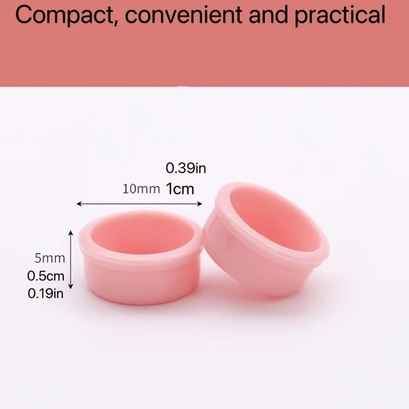 50pcs Mini Glue Delay Cups for Beauty Eyelash Extensions Nail Art