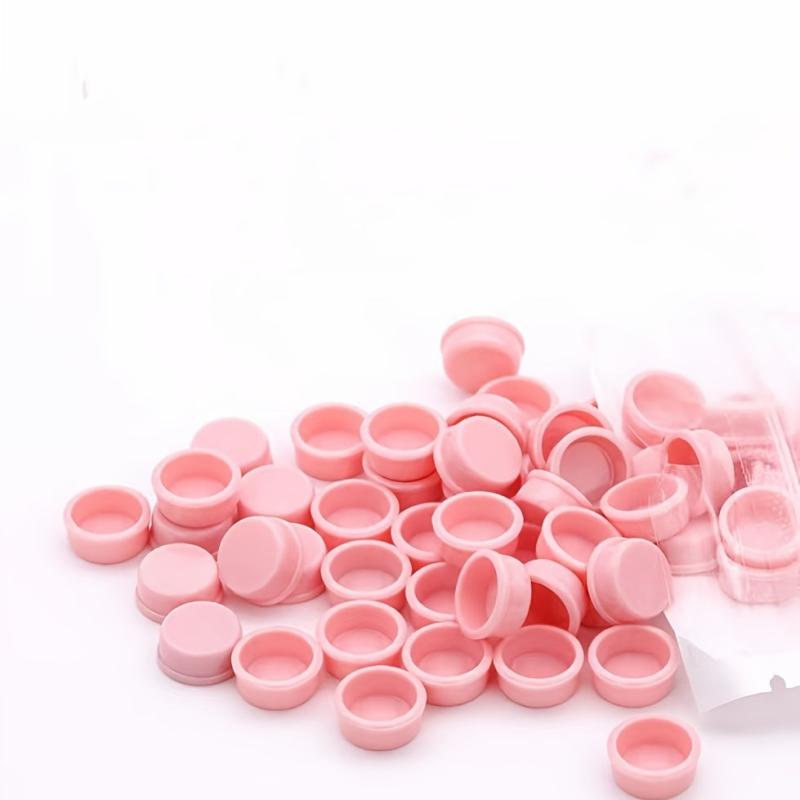 50pcs Mini Glue Delay Cups for Beauty Eyelash Extensions Nail Art
