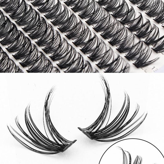 280 Pcs Individual Cluster Lashes D Curl DIY Wispy At Home