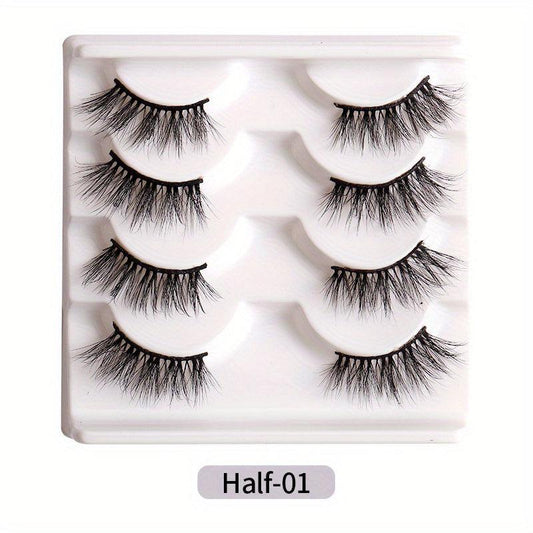 Natural Look 3D Wispy Faux Mink False Eyelashes
