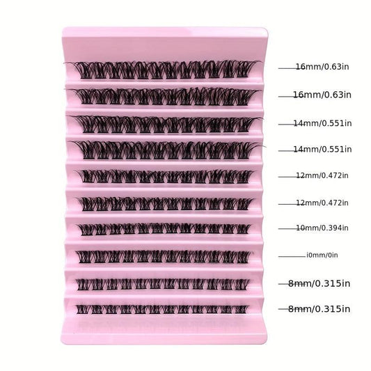 Lash Cluster Individual Lashes 10 Rows D Curl 8-16mm Eyelash Extensions