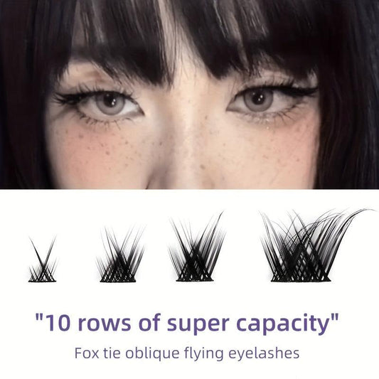 10 Rows Mini Clusters Individual Lashes Natural Look Lash False Eyelashes