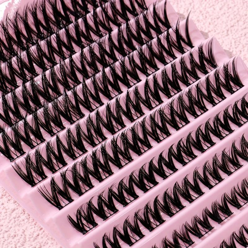DIY Segmented False Eyelashes Short Long Cluster Extension Makeup