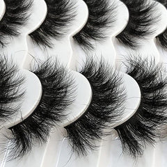 7 Pairs Fluffy Mink Lashes Dramatic Volume Extension