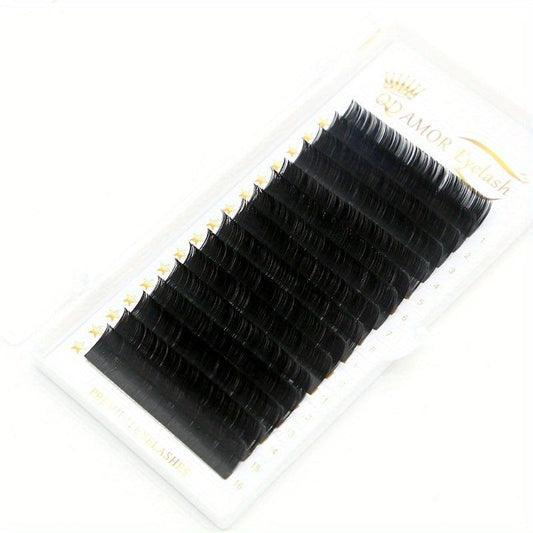 15mm Indiv. Lashes 0.1mm C Curl Long Look False Eyelashes Classic DIY Home Use