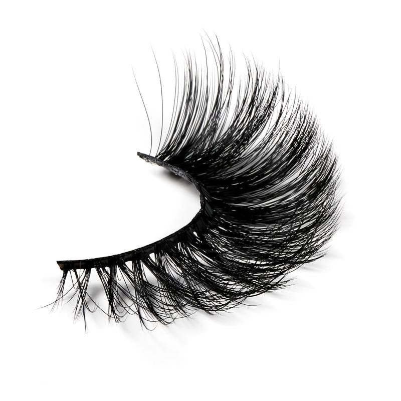 4 Pairs Eyelashes 2 Brushes Complete Lashes 17mm Fluffy Wispy False Eyelashes