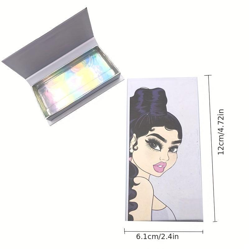 Rectangular Beauty Magnetic False Eyelash Packaging Box 5D Mink Eyelashes