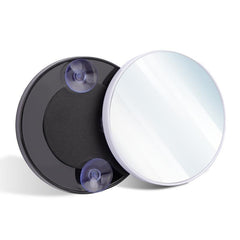 Portable 10X Magnifying Shower Mirror with Suction Cups