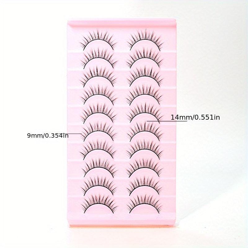 Natural Look False Eyelashes Fox Eyes Makeup Short Eyelashes