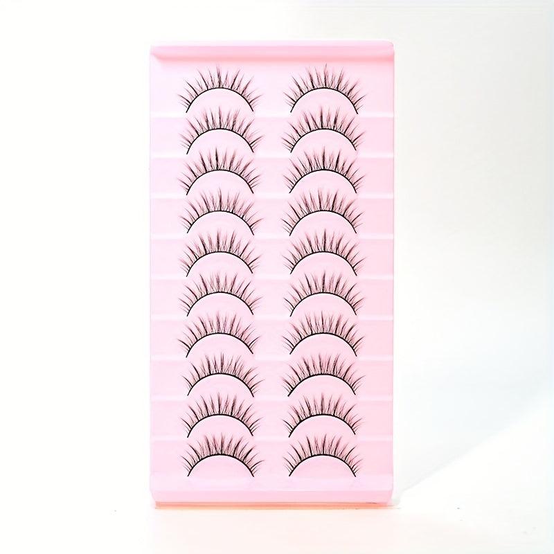 Natural Look False Eyelashes Fox Eyes Makeup Short Eyelashes