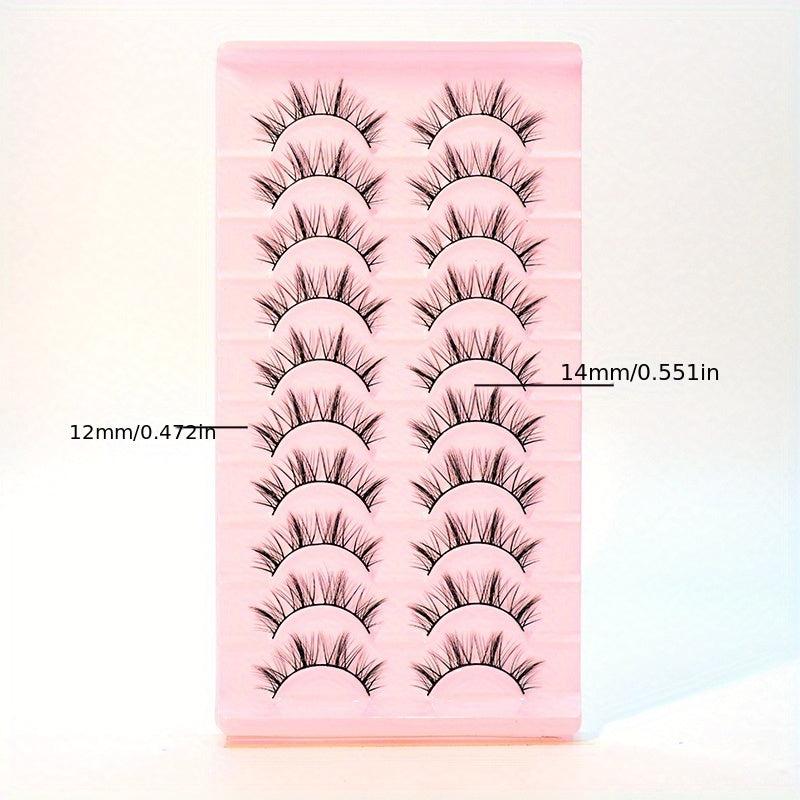 Natural Look False Eyelashes Fox Eyes Makeup Short Eyelashes