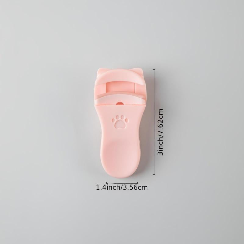 Wide Angle Eyelash Curler Paw Pattern Durable Lash Curler Portable Beauty Tool