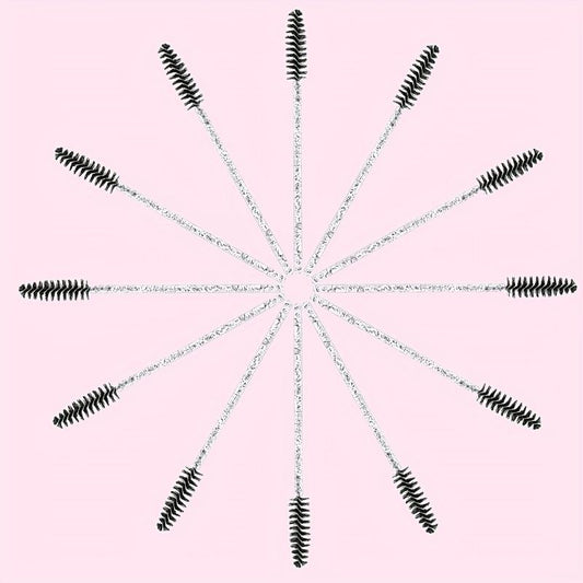 100pcs Transparent Eyelash Extension Brushes