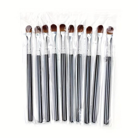 Professional Eye Makeup Brush Set Soft Angled Bristles for Eyebrows Eyeshadow