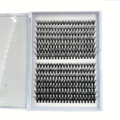 14 Rows Mini D Curl Lash Clusters for Natural Volume DIY Eyelash Extension