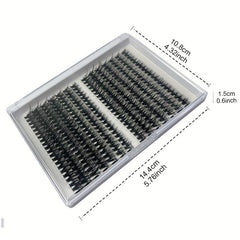 14 Rows Mini D Curl Lash Clusters for Natural Volume DIY Eyelash Extension