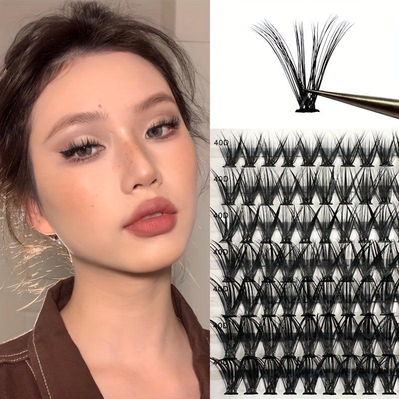 14 Rows Mini D Curl Lash Clusters for Natural Volume DIY Eyelash Extension