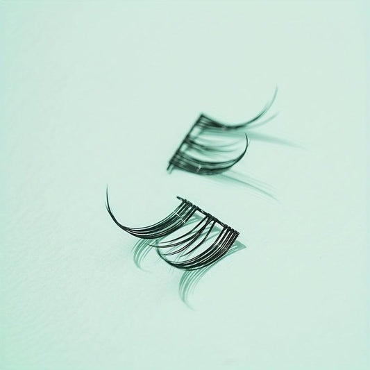 90pcs Cluster Eyelashes Fish Tail False Eyelashes 9 15mm Mix Tray