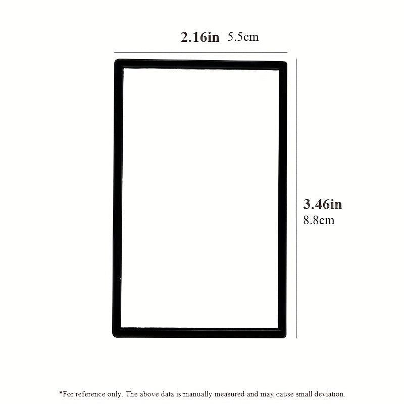 Portable Rectangular Pocket Mirror for Travel and Home Use