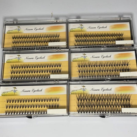6 Boxes Lash Clusters 8 13MIX DIY Eyelash Extensions Natural Long Thick Individu