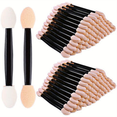 400PCS Eyeshadow Sponge Applicators Dual Sides Brushes