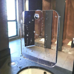 Fogless Shower Mirror for Shaving - Wall Hanging Bathroom Mirror