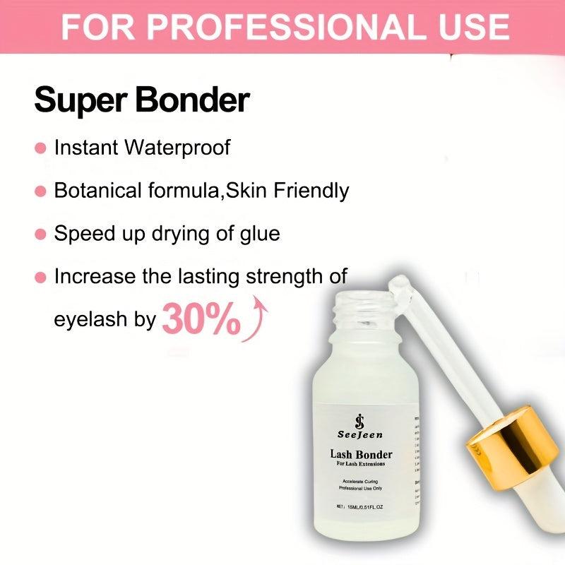 SeeJeen Lash Bonder 15ml for Eyelash Extensions Glue Accelerator Sealant