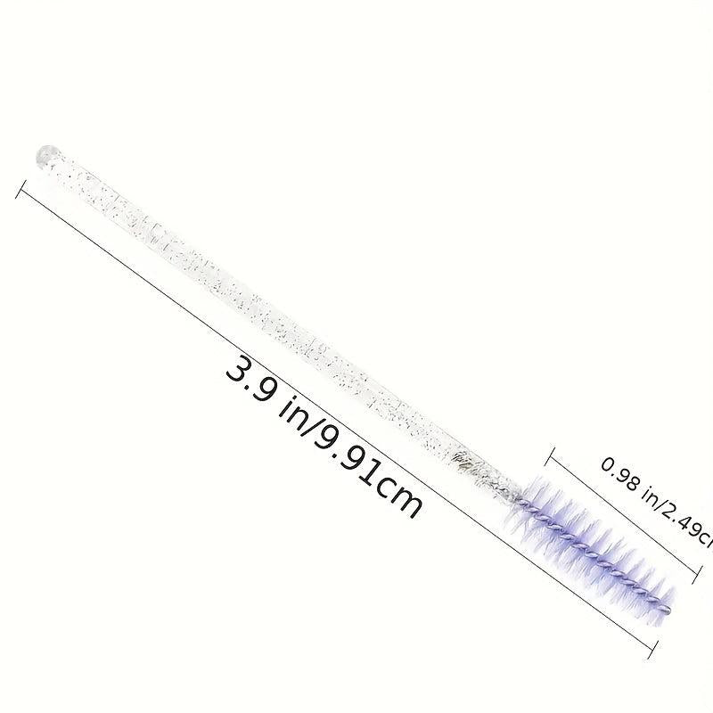 25 Pcs Spoolies Mascara Eyelash Wands Brush For Eyelash Extension