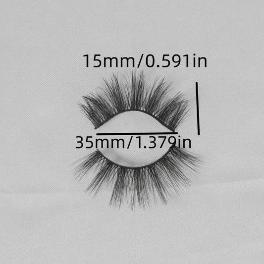 7 Pairs Natural Curling False Eyelashes for Women