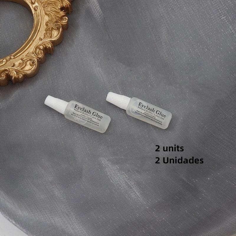 2ml Mini False Eyelash Glue With Brush Tip Makeup Lash Adhesive