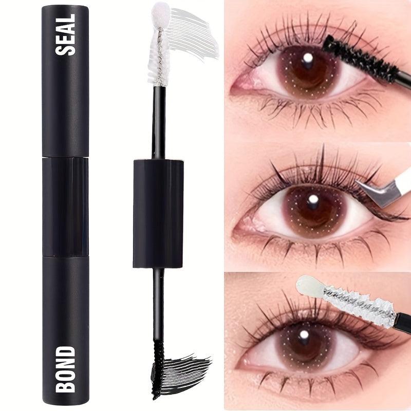 Double Headed Eyelash Glue Mascara Seal Clear Coating