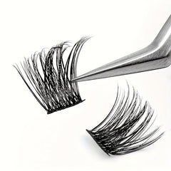 DIY Lash Clusters Kit with Remover 2-in-1 Applicator Faux Mink D Curling