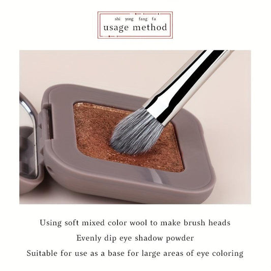 Eye Shadow Brush Smudge Makeup Brush for Smokey Eye Corner Highlighter Concealer