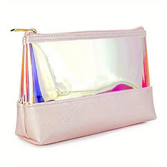 Waterproof Holographic Makeup Bag with Zipper
