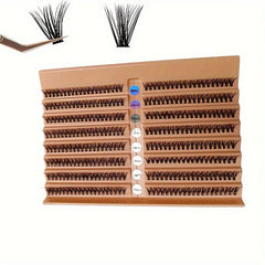 Natural Look Lash Clusters Wispy D Curl Eyelash Extension 16mm