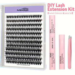 240Pcs Cluster Lashes 10D-40D D Curling Mix 9-16mm Lash Extensions